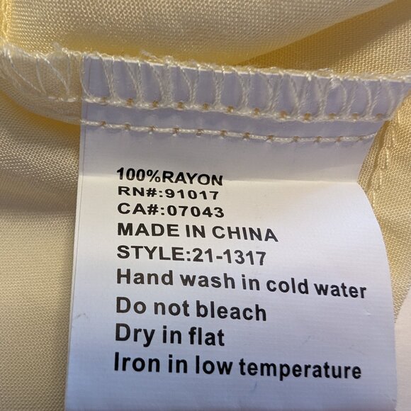 SOLITAIRE NWT Hand Made blouse top Sz S EMBROIDERY lace RUFFLE cuffs BOHO CHIC - Picture 14 of 14